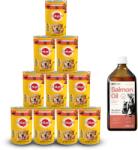 PEDIGREE Pedigree felnőtt nedves kutyatáp marhahús zselével 12x1200g + LAB V Vitaminokkal dúsított lazacolaj 500ml