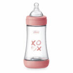 Chicco Perfect5 szilikon cumisüveg 240ml lány