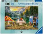 Ravensburger Puzzle Ravensburger din 1000 piese - Camping liniștit (12000076) Puzzle