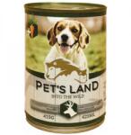  Pet s Land Dog Konzerv Vadhús répával 24x415g