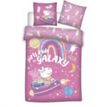 Aymax Peppa malac Galaxy ágyneműhuzat 140×200cm, 63×63 cm microfibre AYM987757 (AYM987757)
