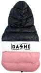 Dashi Stripes Pink&Black kutyakabát 4XL (56 cm háthossz)