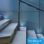 ELDLUX Taposólámpa LED 18w 2200lm 6500k 30° IP67 acél Ø200-Ø185x92mm (ES08-18F)