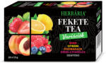 Herbária fekete tea mix fekete tea, erdei gyümölcs, barack, citrom, eper variáció 20x1, 5g 30 g - perfectlife