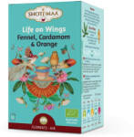 Shoti Maa bio life on wings édeskömény, kardamom és narancs tea 16x2g 32 g