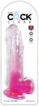King Cock Clear Dildo Transparent 9 King Cock - Roz Dildo