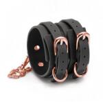  Catuse Bondage Couture Ankle Cuffs Black