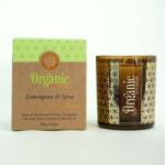 4home Lemongrass & Spice organic 200 g în sticlă cufolie aurie