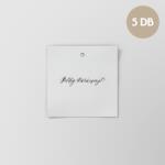  Karácsony - Boldog Karácsonyt! (5 db kísérőkártya)