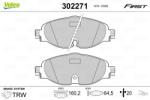 VALEO set placute frana, frana disc VALEO ESSENTIAL 302271 (302271)