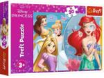 Trefl Disney Princess - Gyönyörű hercegnők 30 db-os (18308)