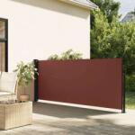 vidaXL Behúzható Napellenző - Barna - 120x500 cm (4004404)