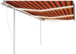 vidaXL Napellenző - Szélérzékelő - LED - 6x3, 5m (3070095)
