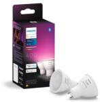 Philips Set 2 becuri LED Philips Hue BT GU10 4.2W 400lm White and Color Ambiance 8720169229815 (8720169229815)