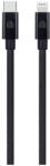 Dviced Cablu de date Dviced DV120005, USB-C la Lightning Nylon Textil, 1, 25m (Negru) (DV120005)