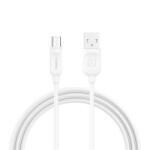 Recci RCM-P200W microUSB - USB-A adat- és töltőkábel 2m fehér (RCM-P200W)