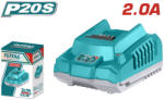 TOTAL Зарядно устройство за Li-Ion батерии TOTAL Industrial, 20 V, 2 А TL IND TFCLI2001E (TL IND TFCLI2001E)