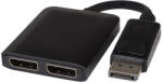 PremiumCord Displayport 1.4 - 2x Displayport elosztó adapter (KPORTAD17) (KPORTAD17)