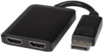 PremiumCord Displayport 1.4 - 2x HDMI elosztó adapter (KPORTAD18) (KPORTAD18)