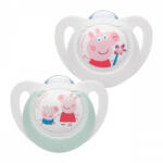 Nuk Baba cumi NUK Star Peppa Pig 6-18m 2 db