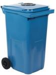  Pubela de exterior din plastic pentru deseuri sortate cu fanta, volum 240 l, albastra M1208015 Cos de gunoi