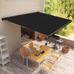 vidaXL Copertină motorizată tip casetă, antracit, 300 x 250 cm (3052682)