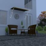 vidaXL Copertină retractabilă cu LED, antracit, 200 x 150 cm (145916)