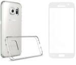 REMAX Комплект стъклен протектор бял + калъф Remax Crystal, за Samsung Galaxy S7, прозрачен (DF52239)