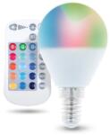 Forever LED крушка Forever RTV003566, E14, G45, 5W, 250 lm, 3000K, RGB, дистанционно (RTV003566)