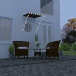 vidaXL Copertină retractabilă cu LED, antracit, 100 x 150 cm (145914)