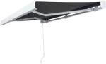 vidaXL Copertină manuală tip casetă, 300 cm, antracit (274873)