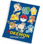 Carbotex Pokemon: Pătură - 130 x 160 cm (PK239687 KOC) Patura