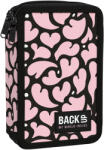 BackUP Penar școlar echipat Back Up DW - Hearts, cu 2 fermoare (93632) Penar