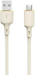 Dudao L7SM USB-A - micro USB kábel 5A 1m - bézs