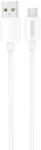 Dudao L4SM USB-A / micro USB kábel 2A 1m - fehér - dellaprint