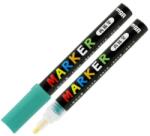 M&G Marker acrilic M&G 2 mm acrilic, albastru verde S523