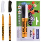 Centropen Marker decorativ CENTROPEN 2628 Decor Pen, negru + alb