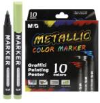 M&G Marker M&G Culori metalice (set de 10 buc. )