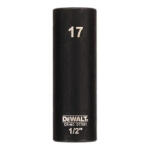 DEWALT 17 mm 1/2" dugókulcs (mély) (DT7551-QZ)