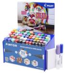 Pilot Stand de prezentare PILOT Pintor 24 de culori, 2 lățimi de șină - umplut cu 60 de bucăți