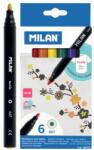 MILAN Markere MILAN pentru textile - set 6 buc