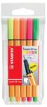 STABILO Liner STABILO point 88 Mini set 5 buc NEON