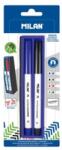 MILAN Set markere pentru tabla + radiera magnetica, set 4 buc - tonerdepot - 24,31 RON