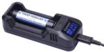 KeepPower LCD akku töltő Li-ion 14500/16340/CR123/18650/26650 cellákhoz