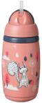 Tommee Tippee Superstar Insulated Szívószálas Hőtartó Pohár (rózsaszín) 266 Ml