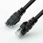 Nestron NCN-P1C6U-10CBK UTP patch kábel, Cat6, réz, fekete, 10 m (NCN-P1C6U-10CBK)