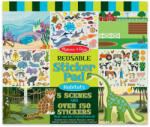 Melissa & Doug Kreatív játék, Újrahasználható matrica készlet, élőhelyek (14196) - kreativjatek