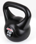 ENERO Fit Füles súlyzó, Kettlebell 10 kg, cementes, fekete ENERO Fit (VIC_589195)