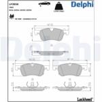 DELPHI fékbetétkészlet, tárcsafék DELPHI LP3850 (LP3850)