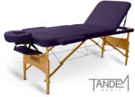TANDEM Masa de masaj pliabila TANDEM Basic-3 Culoare: violet